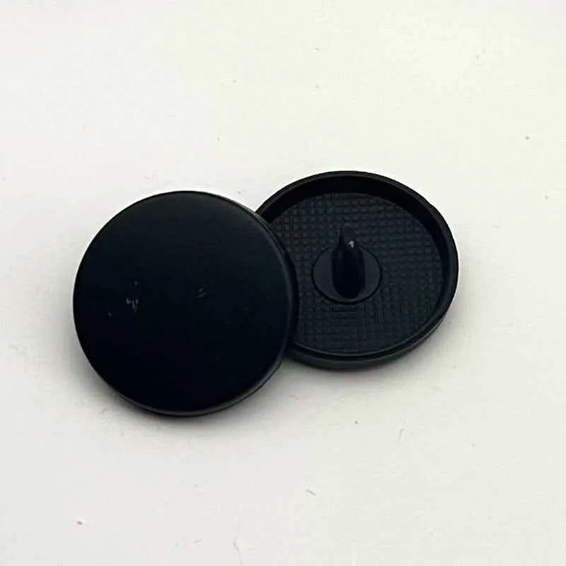 1 Inch Round Flat Metal Shank Buttons for Women's Coat 20PCS