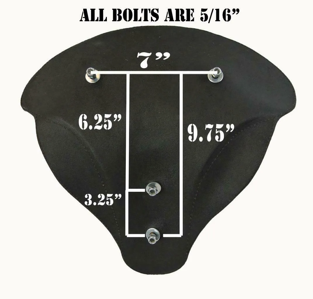 2014-2021 Indian Chief Custom Bomber Brown Leather Spring Seat Mounting  Kit bs