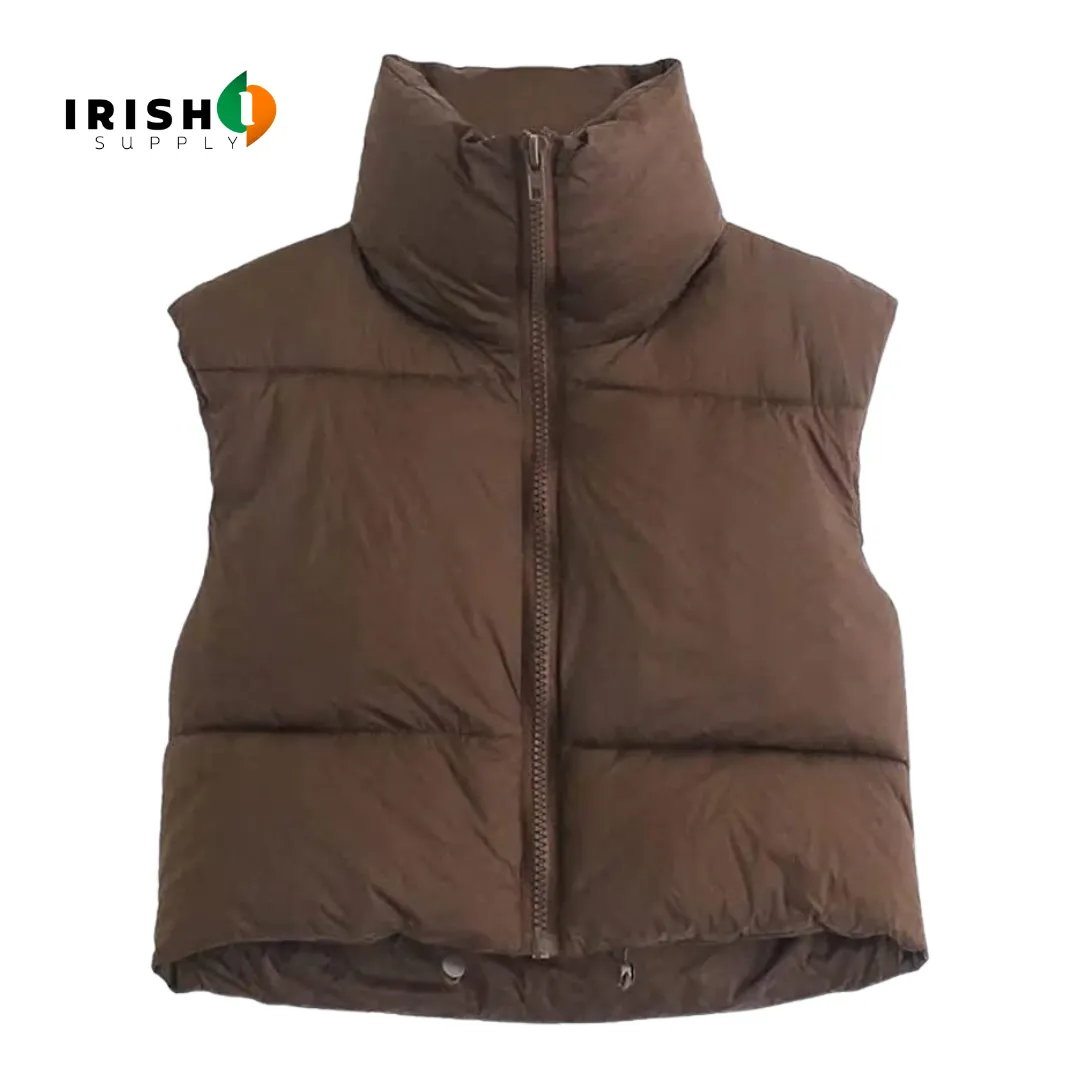 ABERO Cropper Puffer Vest