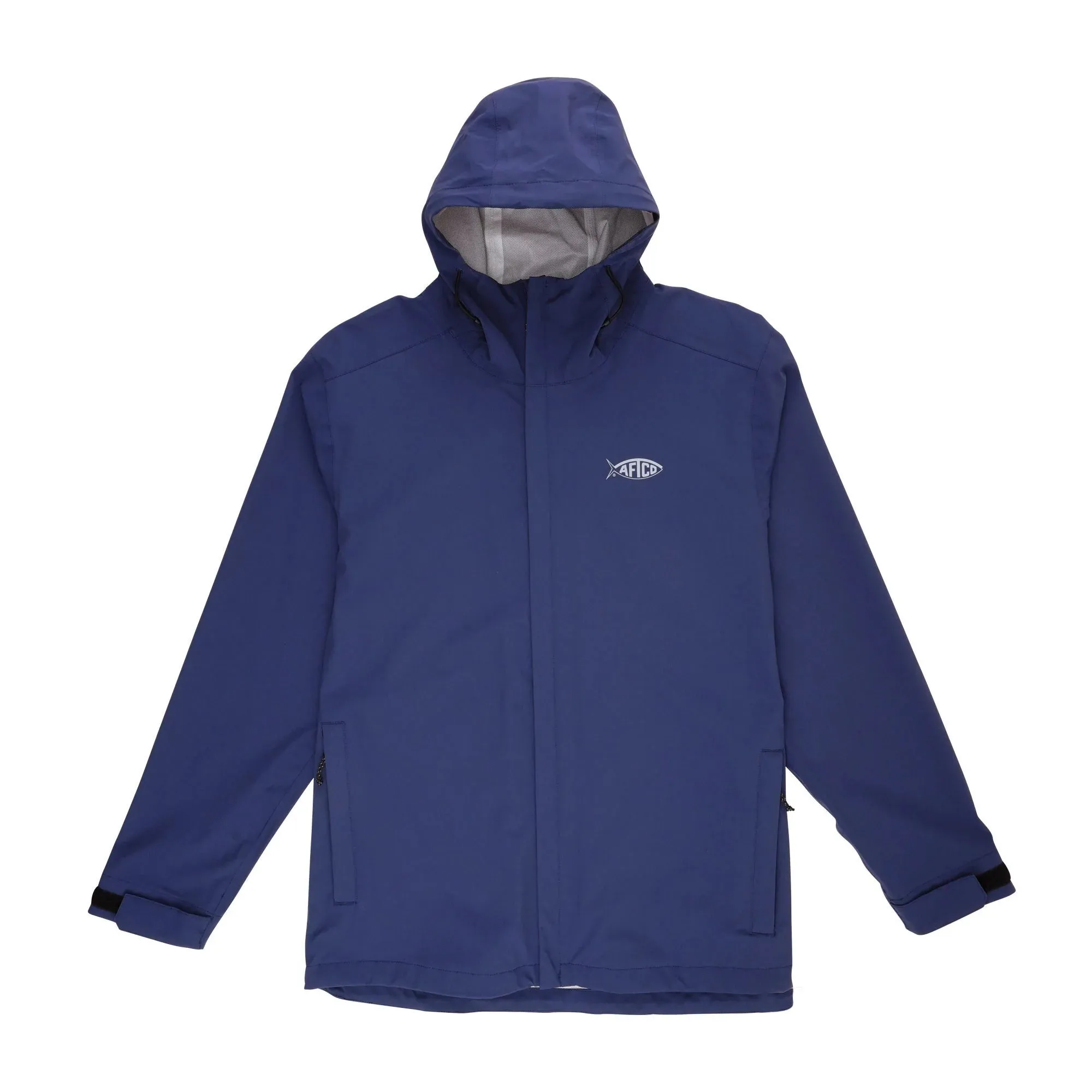 AFTCO TRANSFORMER PACKABLE FISHING JACKET - NAVAL