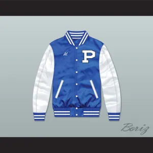 Al Bundy Polk High School Blue/ White Varsity Letterman Satin Bomber Jacket
