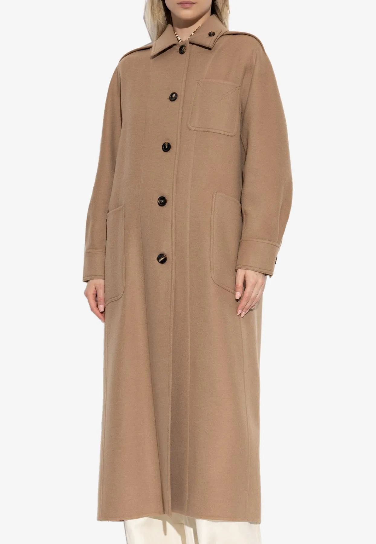 Aldo Single-Breasted Long Coat