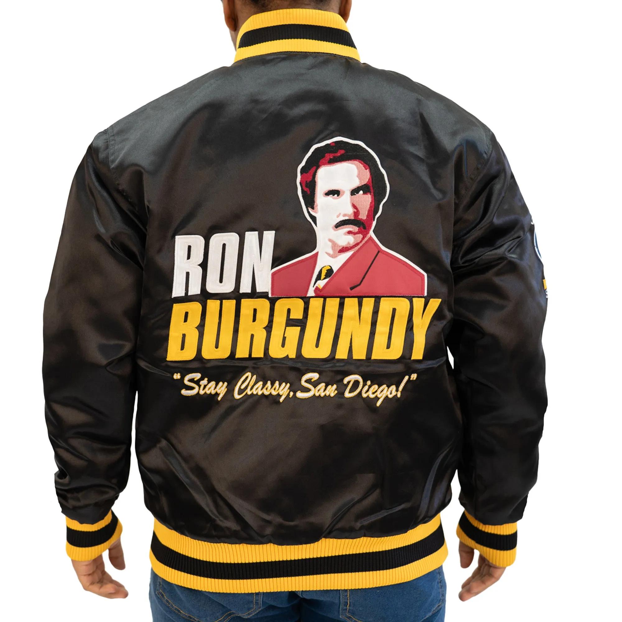 ANCHORMAN SATIN JACKET