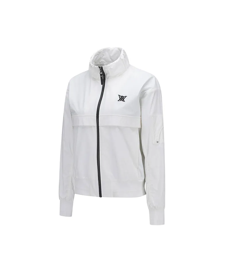 ANEW Golf Women's Summer Windbreaker Jacket - White