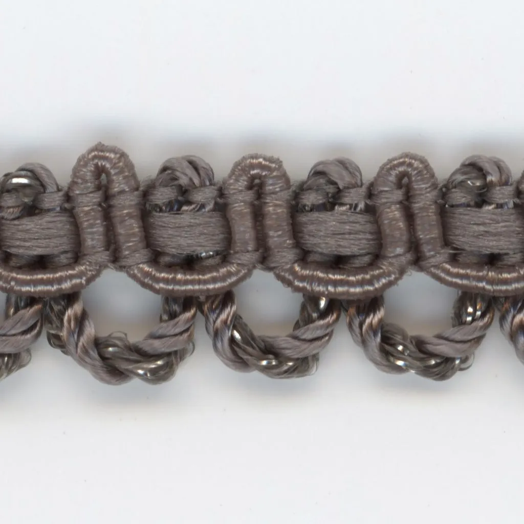 Antique Metallic Trimming Braid #105 Charcoal