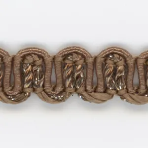 Antique Metallic Trimming Braid #35 Brown