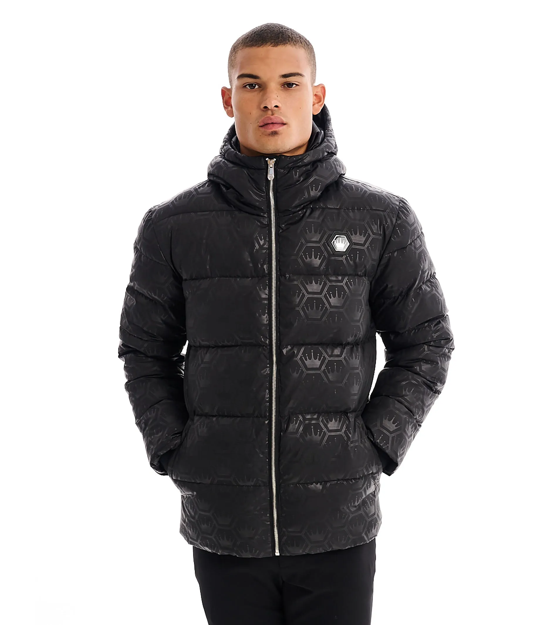 ARNOLD BLACK PUFFER COAT