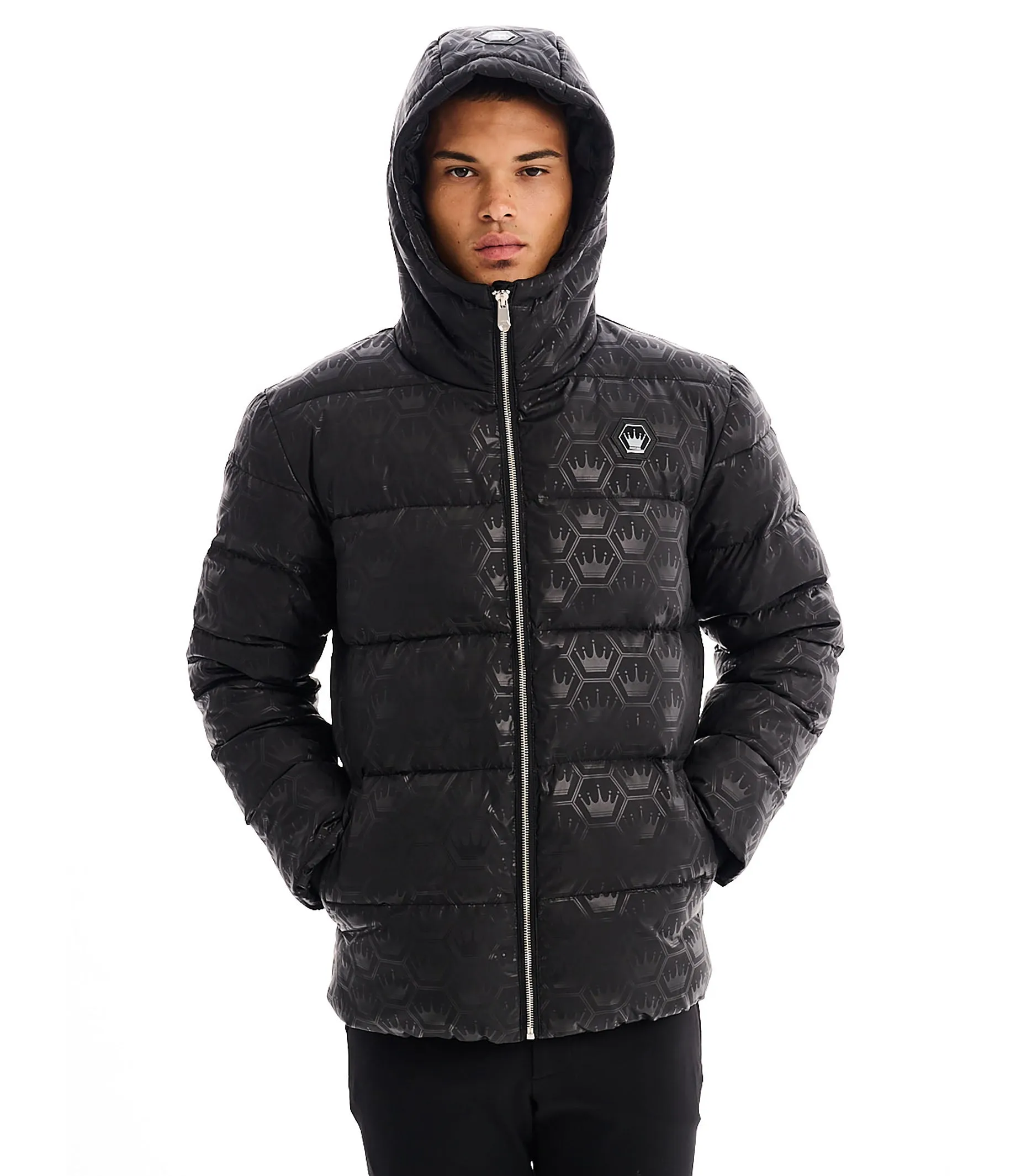 ARNOLD BLACK PUFFER COAT