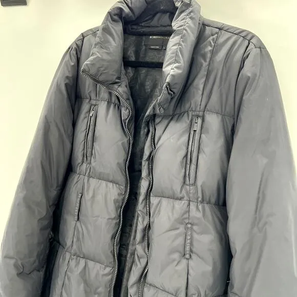 BCBG Black Down Winter Puffer Jacket Large