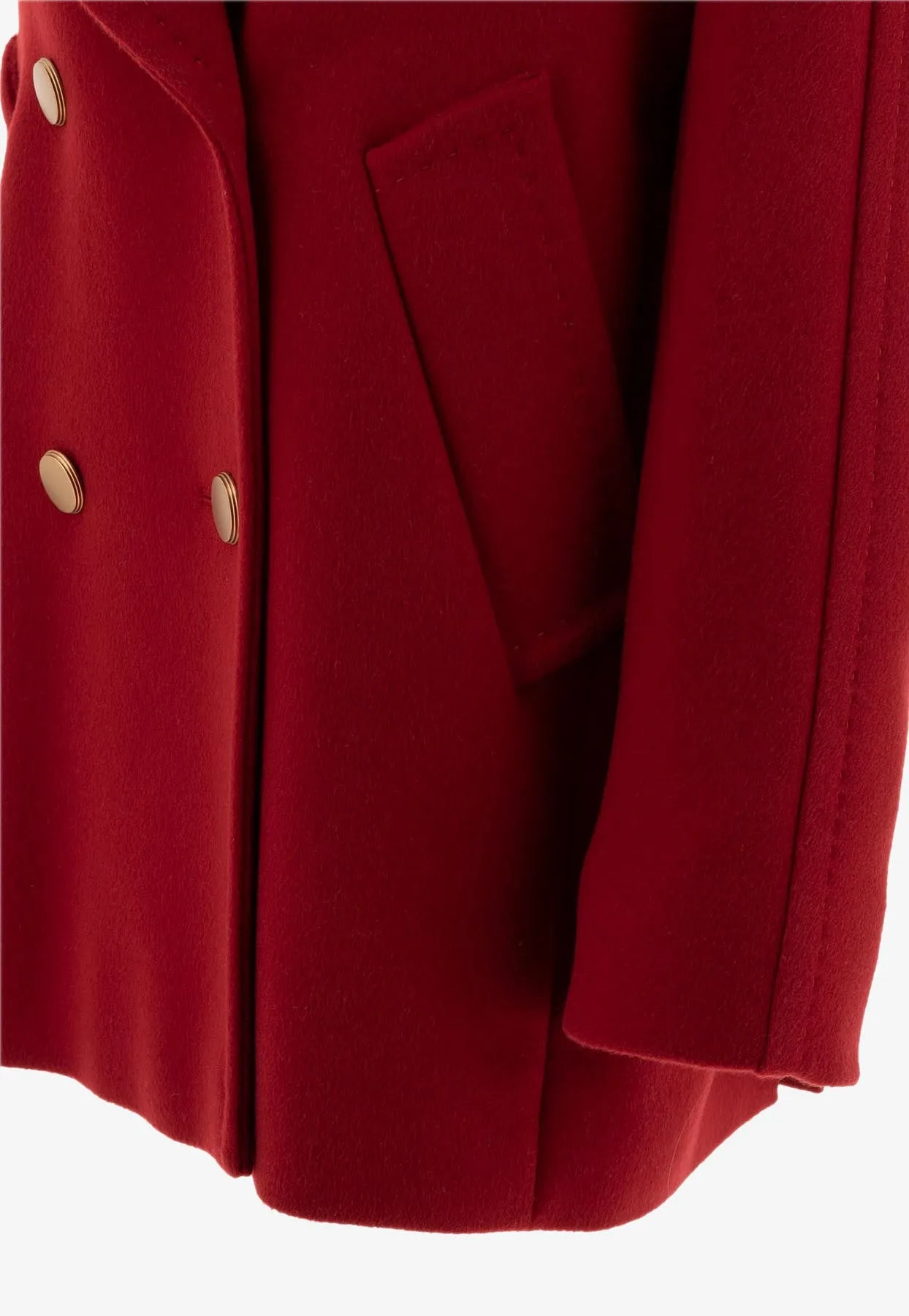 Berta Double-Breasted Cashmere Coat