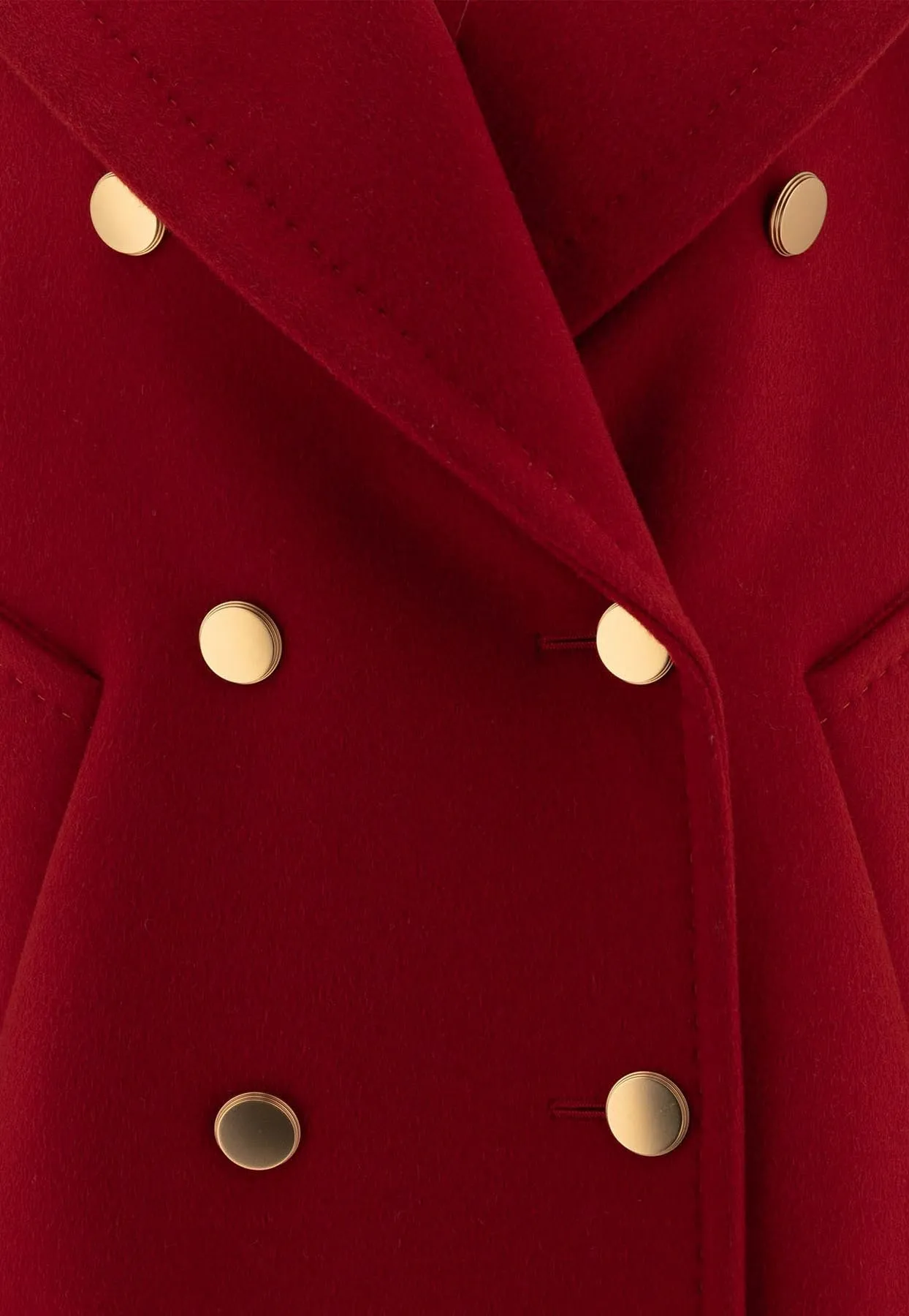 Berta Double-Breasted Cashmere Coat