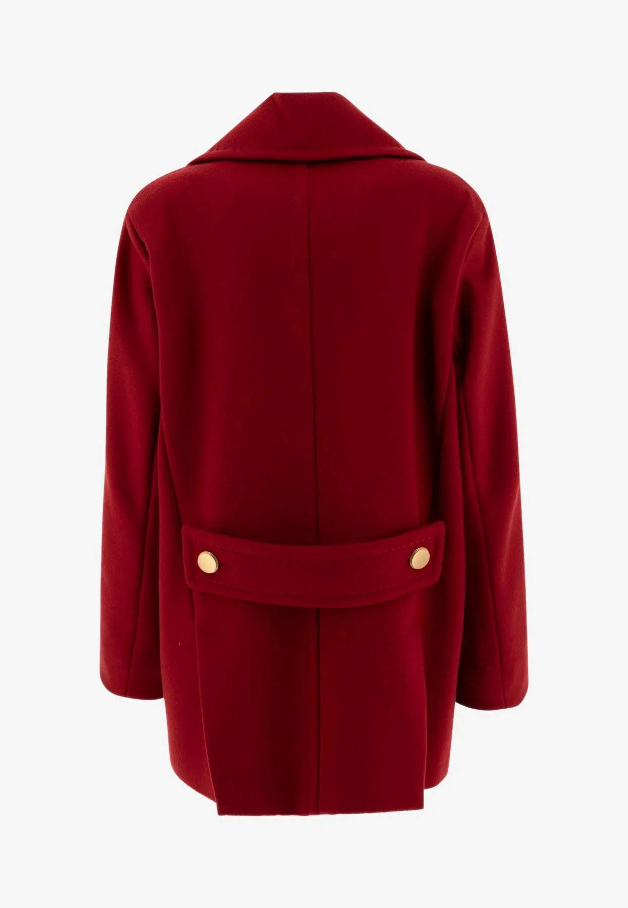 Berta Double-Breasted Cashmere Coat