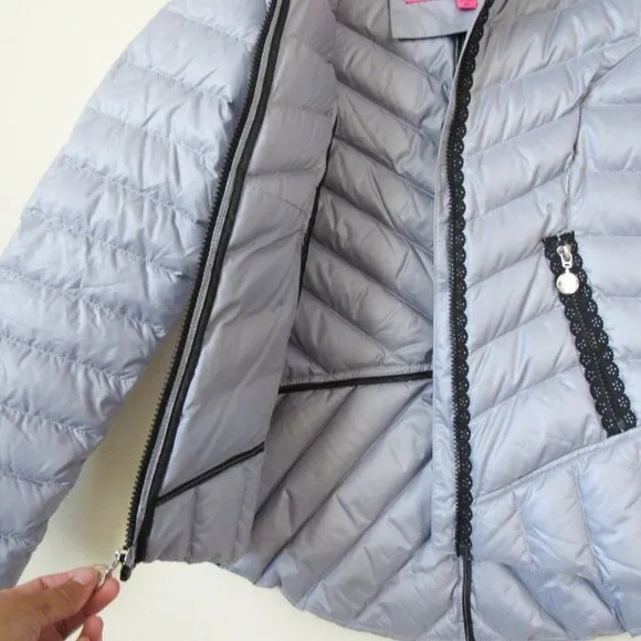 ⭐️BETSEY JOHNSON Lightweight Quilted Puffer Jacket Down Jacket SIZE- XS