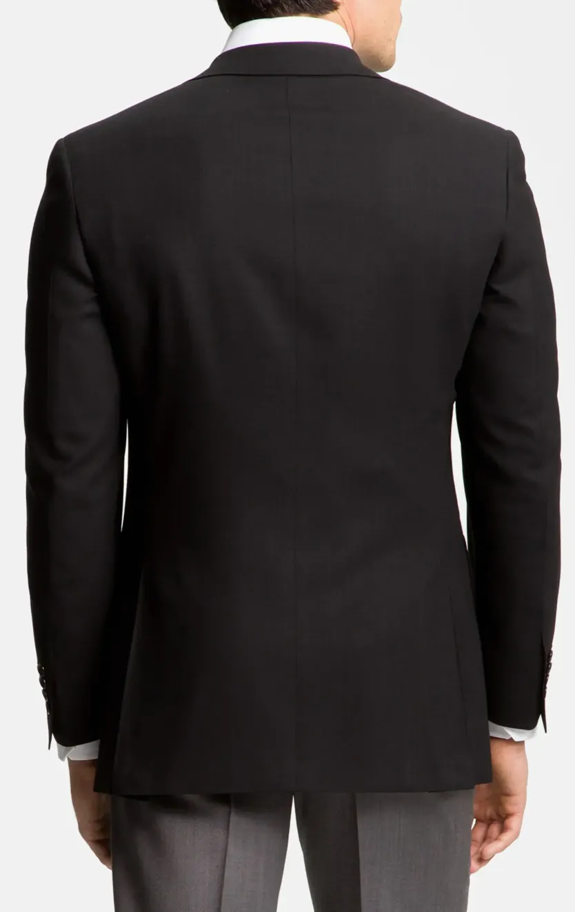 Black Canali KEI Coat