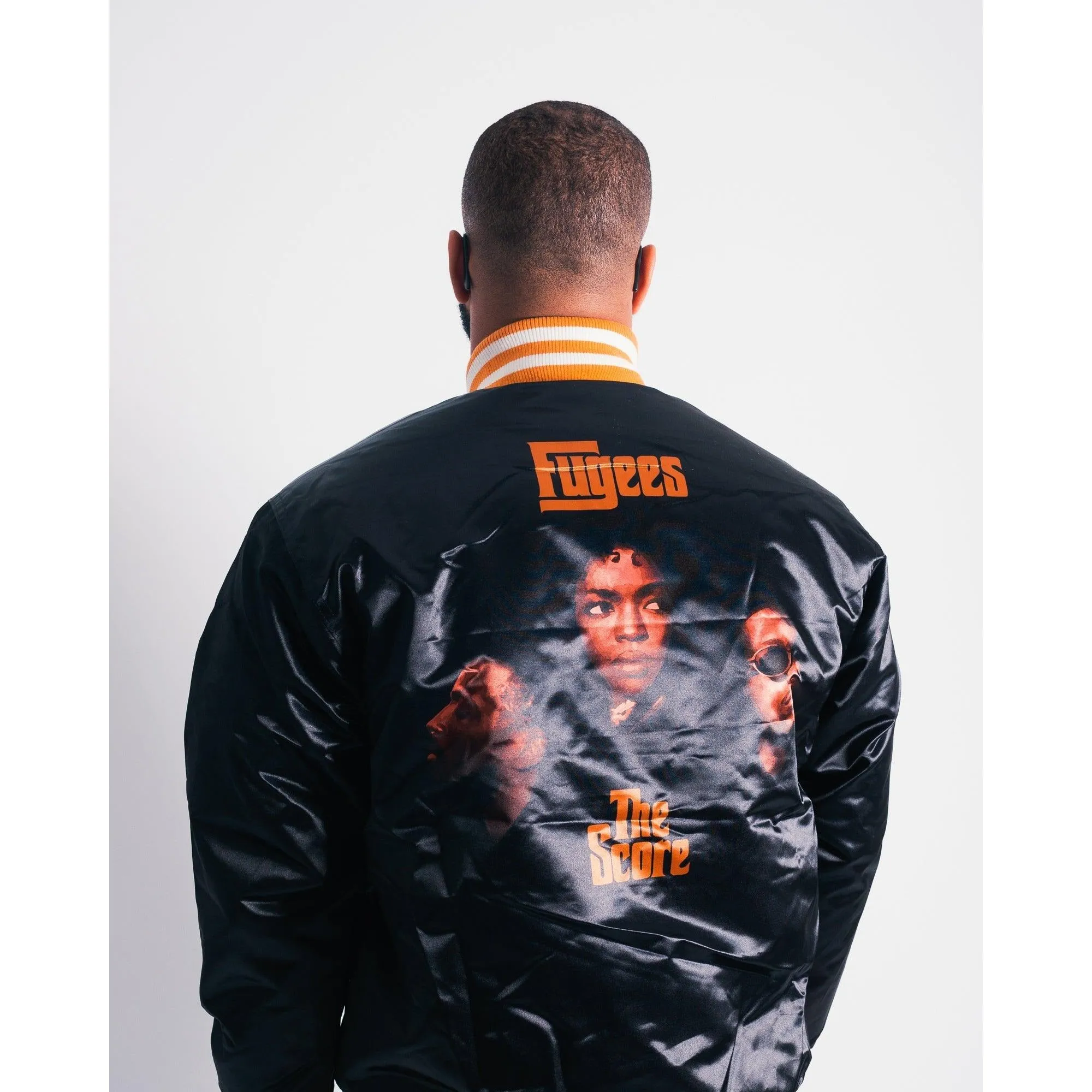 Black Fugees Satin Jacket