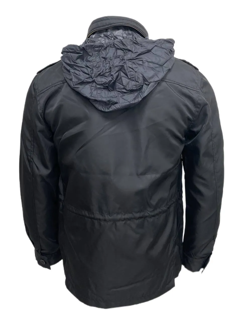 BLK DNM Men's Black Nylon Jacket 2 #MKN101 Size Large NWT
