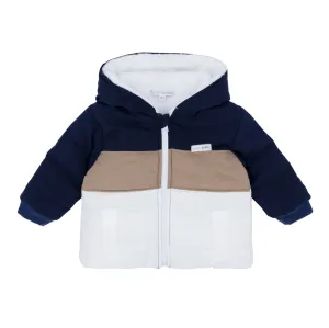 Blues Baby Beige & Navy Colour Block Jacket BB1583AA