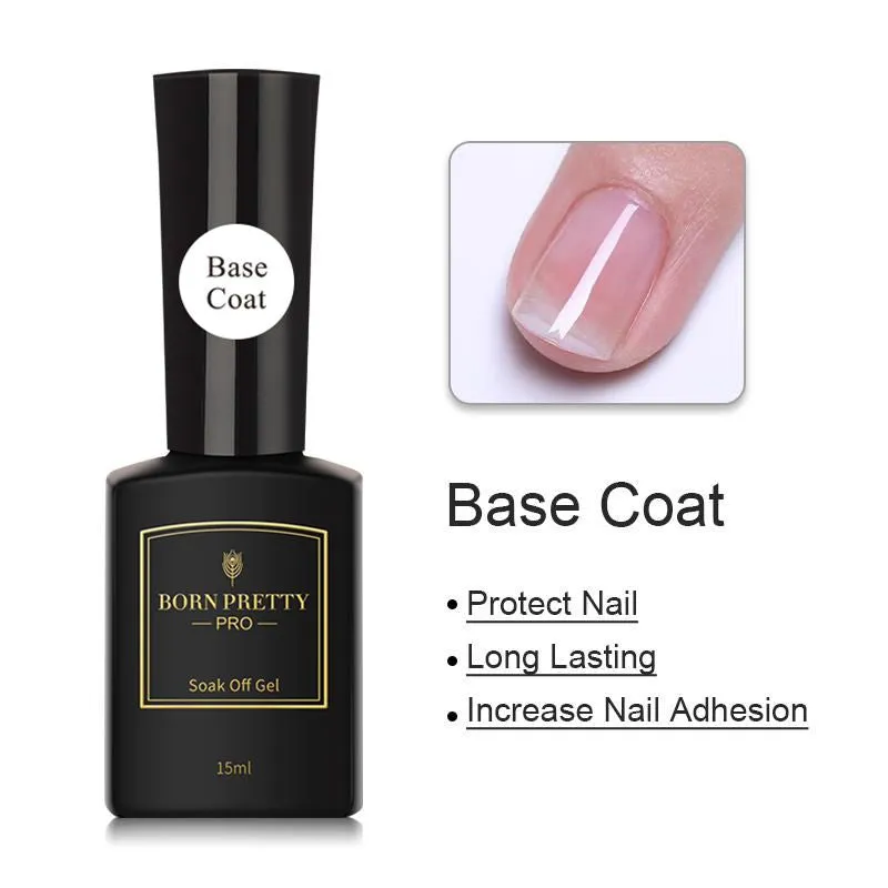 BORN PRETTY PRO Top & Base Coats (15ml)