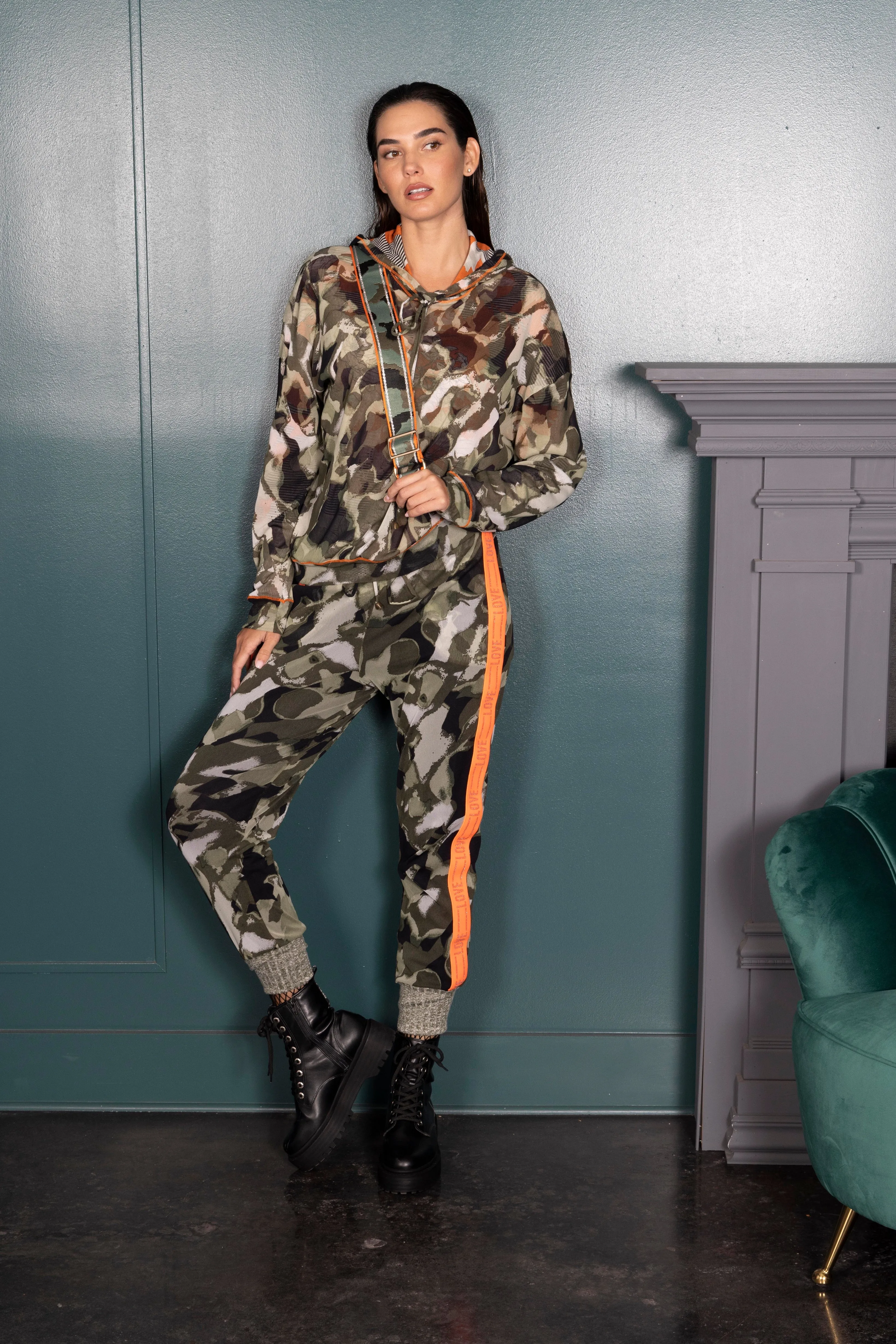 Camouflage Reversible Hoodie