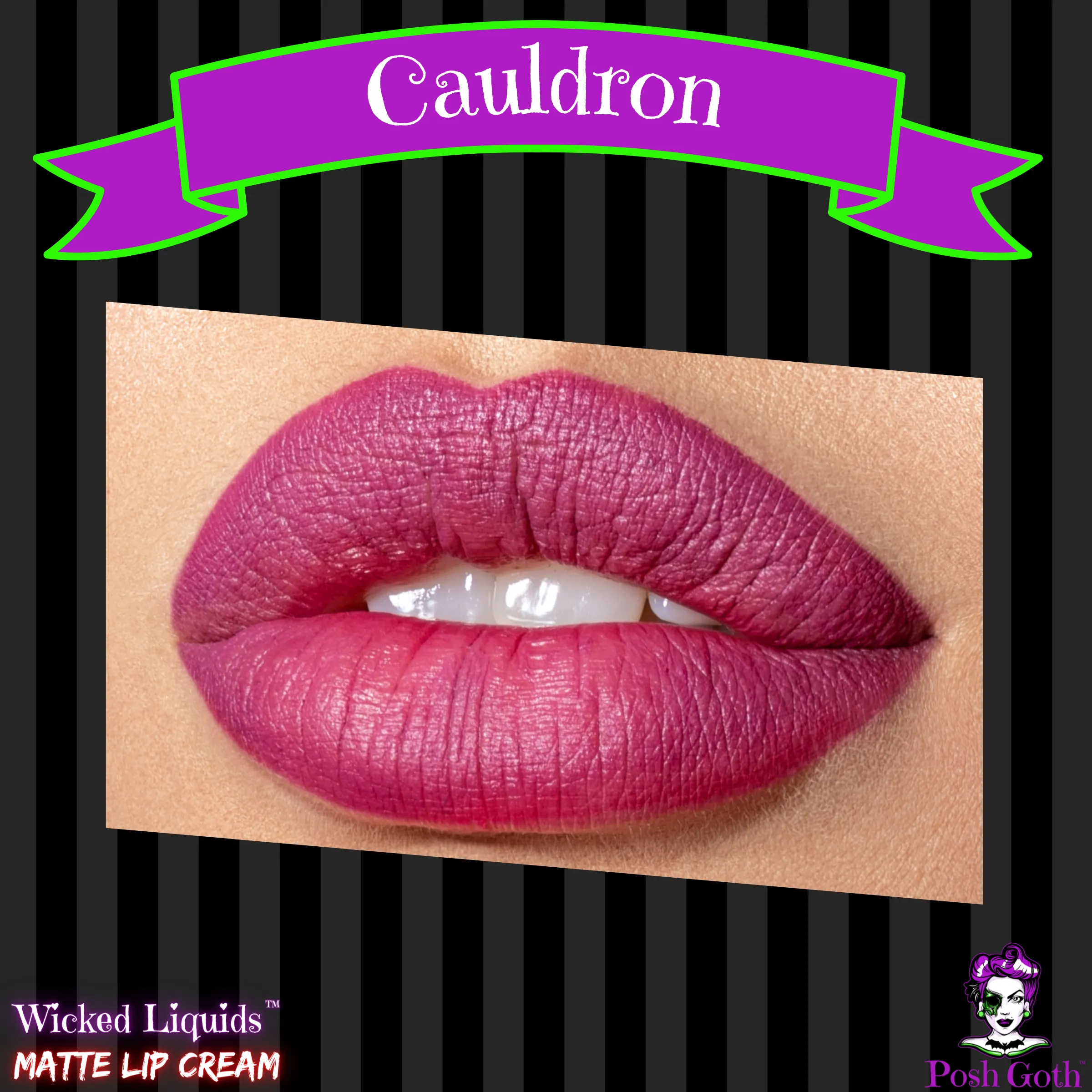 CAULDRON Wicked Liquids™ Berry/Wine Color Lipstick Cream