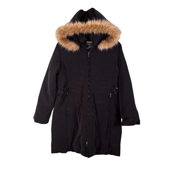 Centigrade Down &amp; Feathers Women's Medium Snow Winter Puffer Parka Coat Jacket