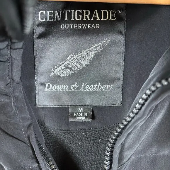 Centigrade Down &amp; Feathers Women's Medium Snow Winter Puffer Parka Coat Jacket