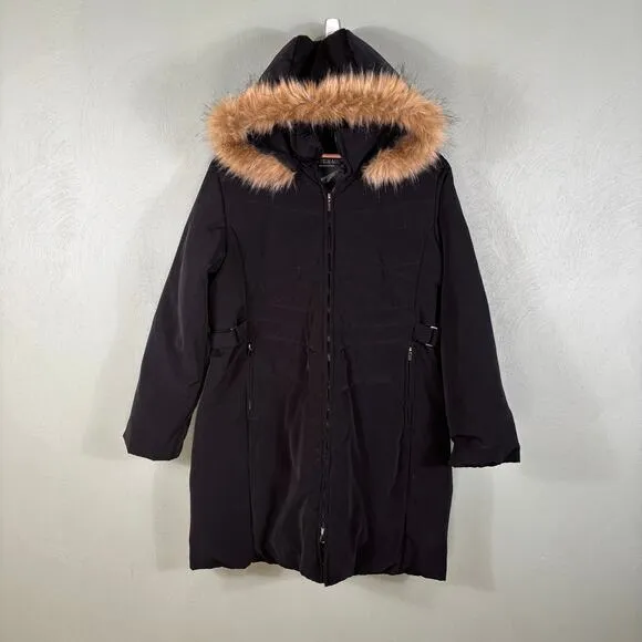 Centigrade Down &amp; Feathers Women's Medium Snow Winter Puffer Parka Coat Jacket