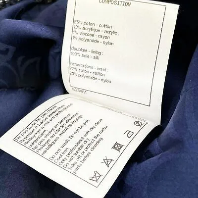 CHANEL - Spring 2017 Fantasy Tweed Coat - Navy & White - 38 US 6 NWT
