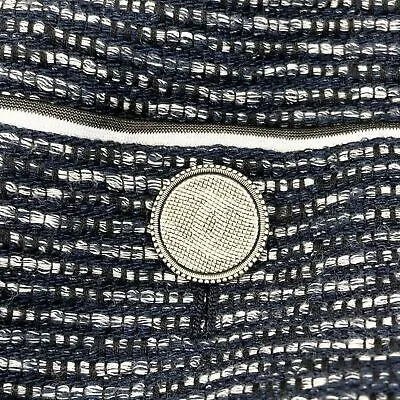 CHANEL - Spring 2017 Fantasy Tweed Coat - Navy & White - 38 US 6 NWT