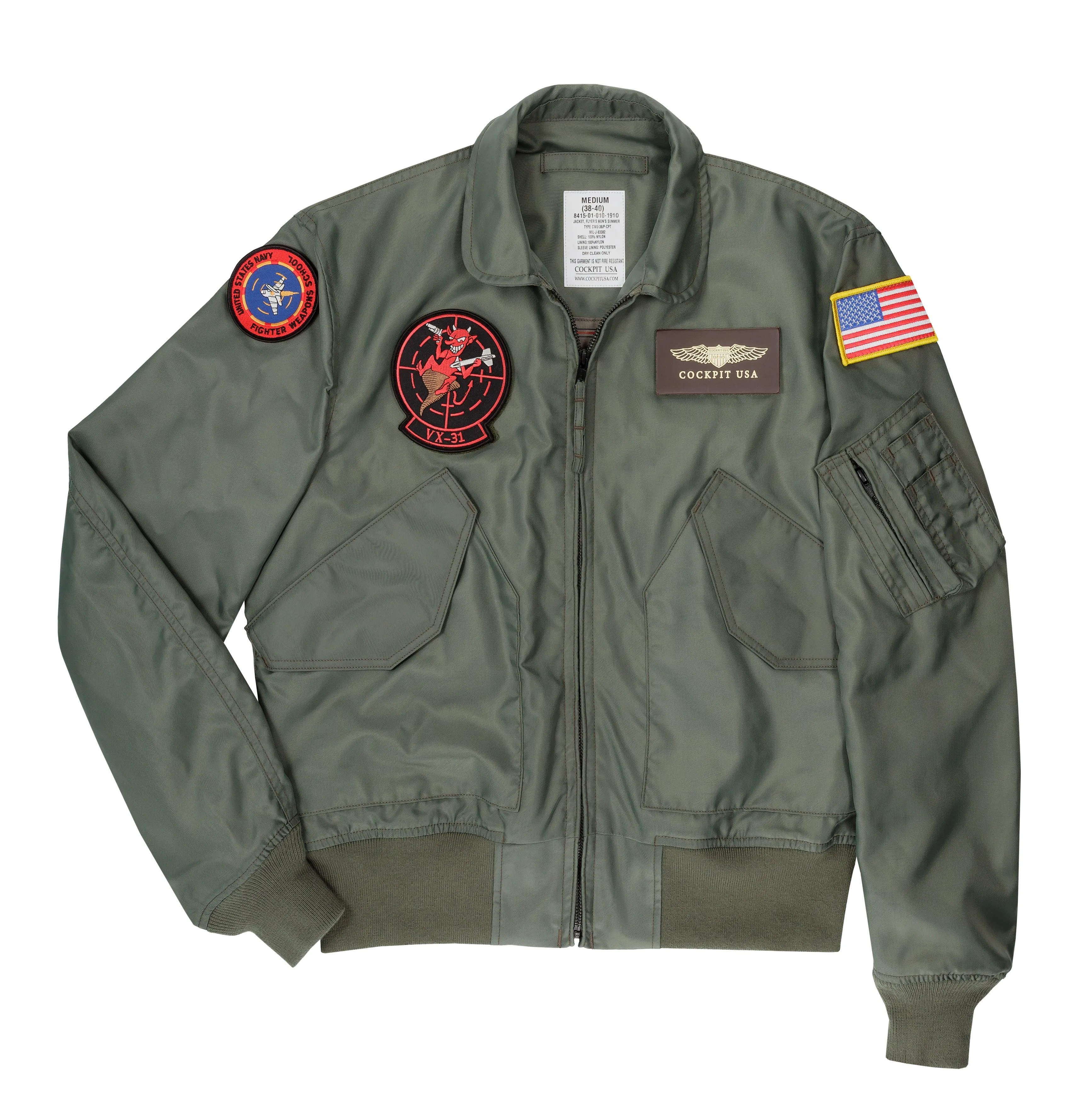 Cockpit USA Movie Hero Top Gun CWU-36/P Flight Jacket