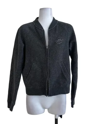 Dark Grey Plain Pocket Jacket