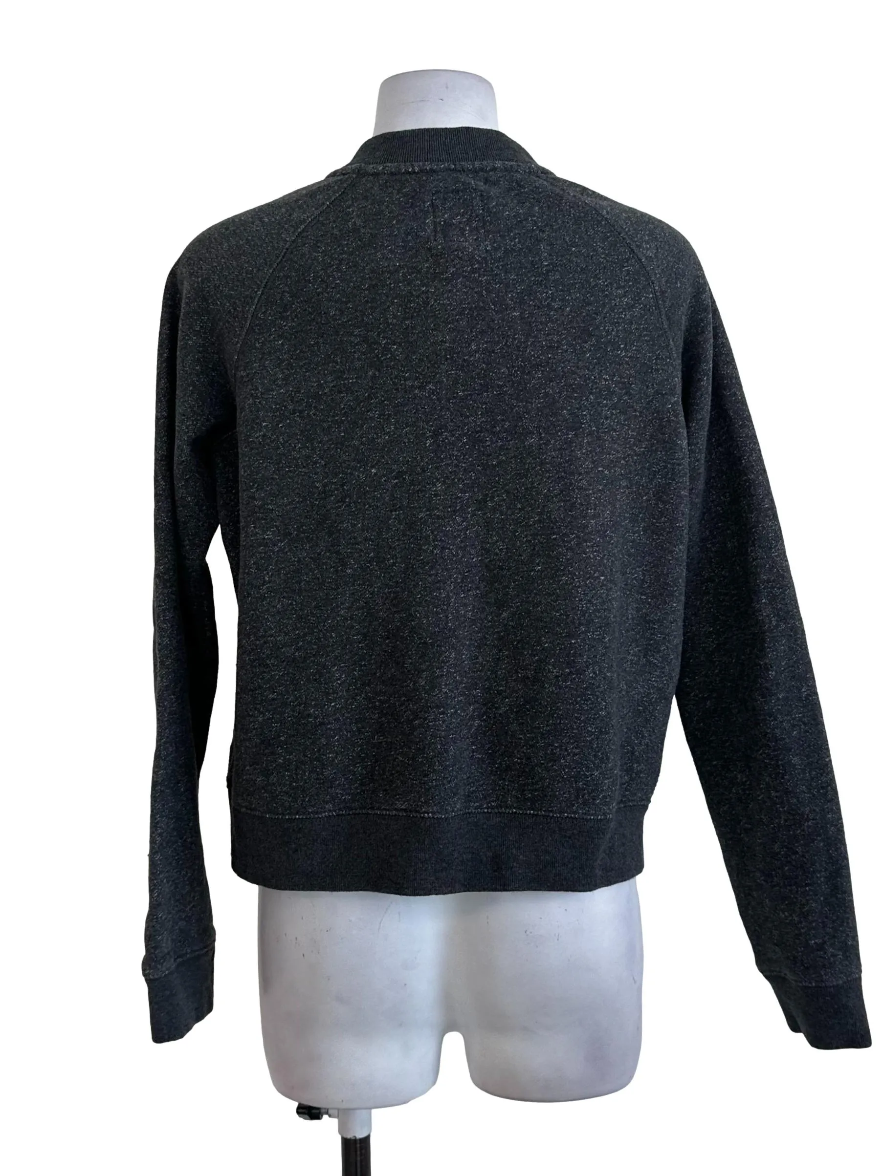 Dark Grey Plain Pocket Jacket
