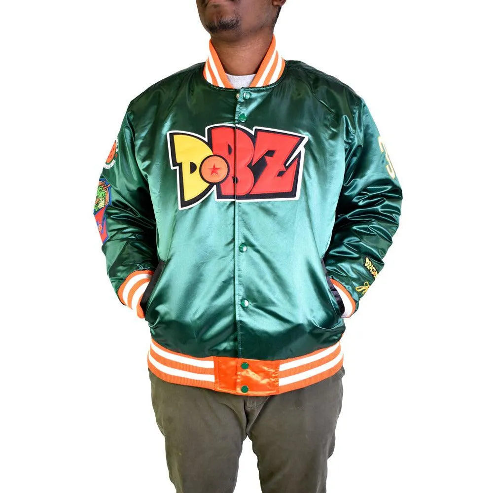 DBZ SHENRON SATIN JACKET (TEAL)