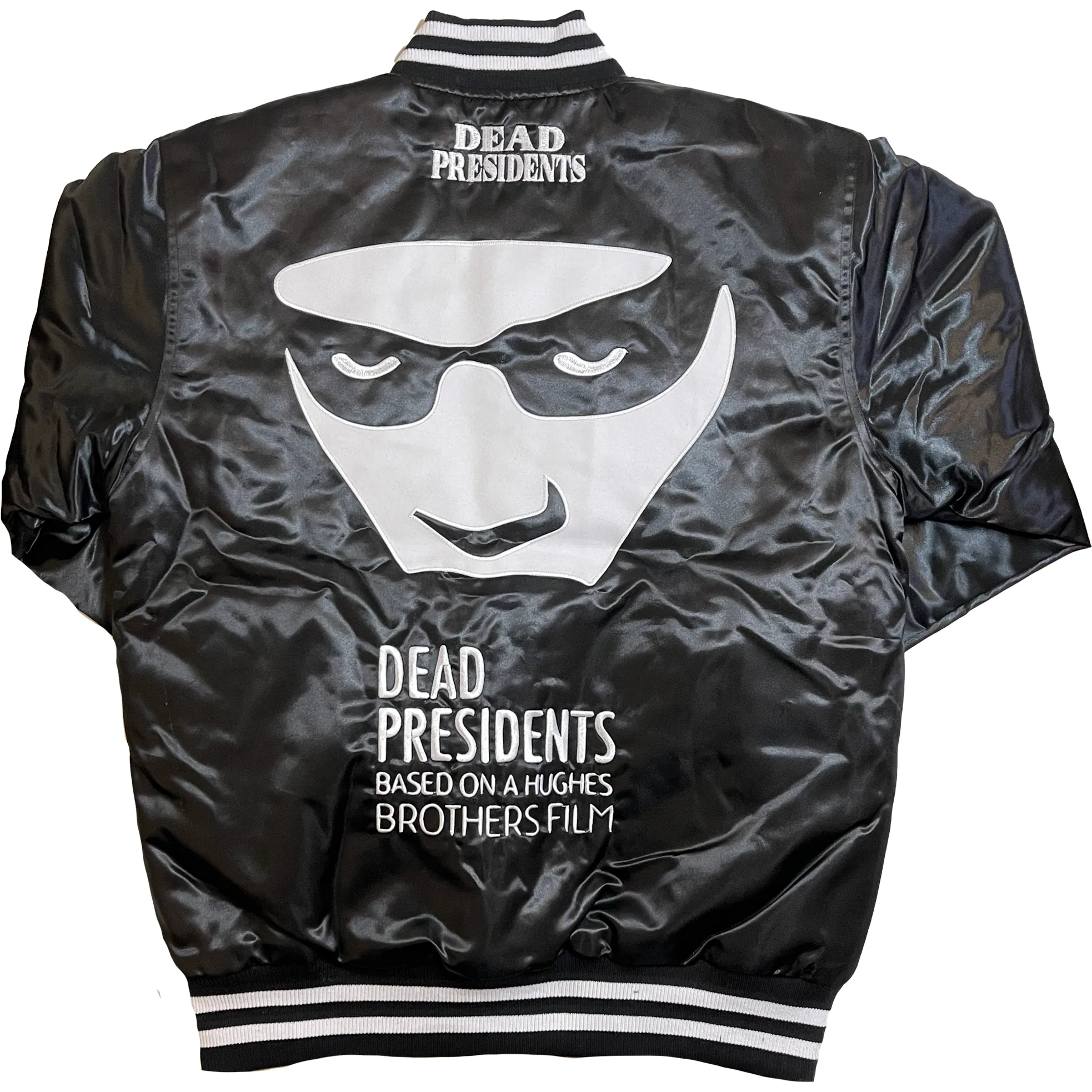 DEAD PRESIDENTS SATIN JACKET (BLACK)