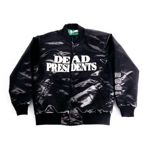 DEAD PRESIDENTS YOUTH SATIN JACKET (BLACK)