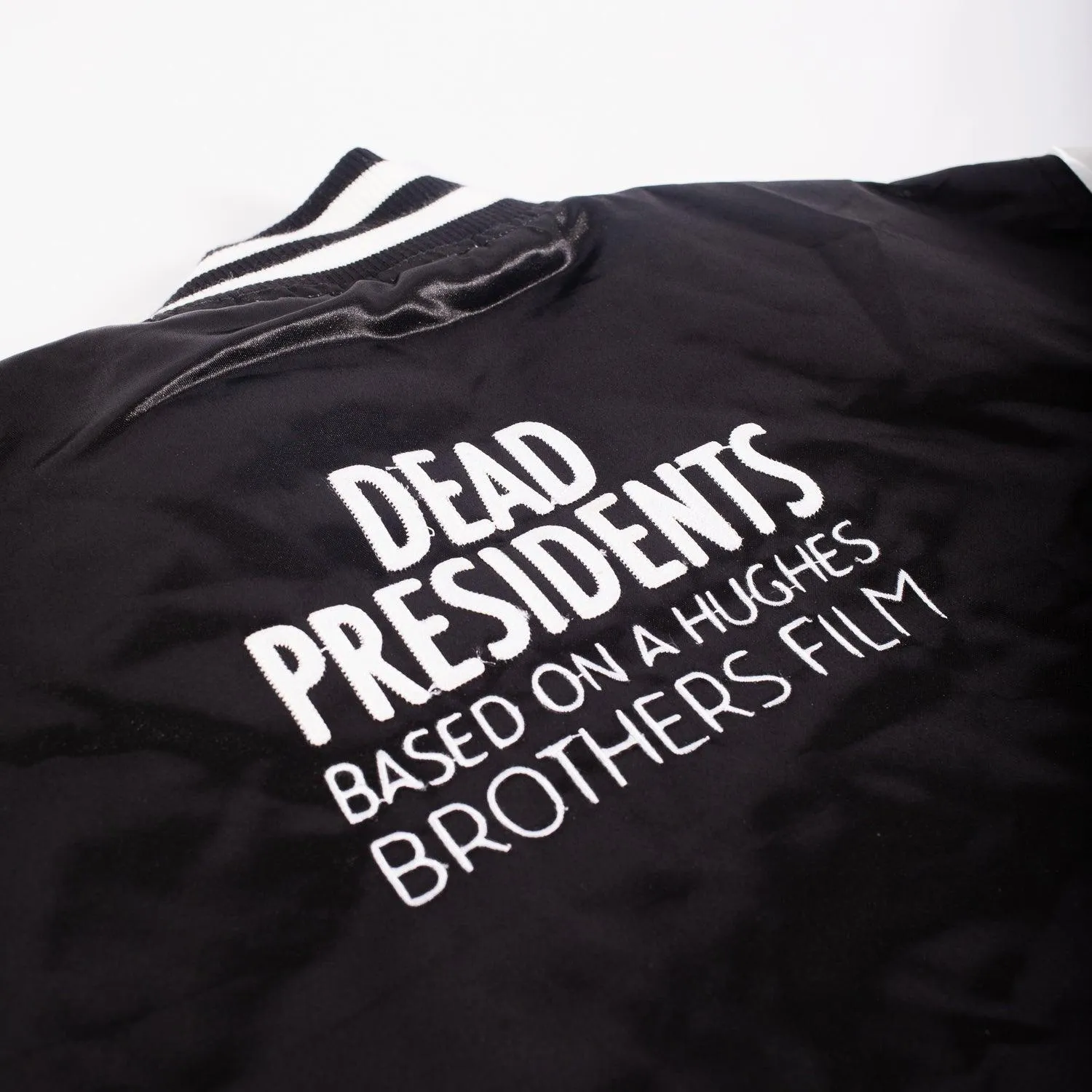 DEAD PRESIDENTS YOUTH SATIN JACKET (BLACK)