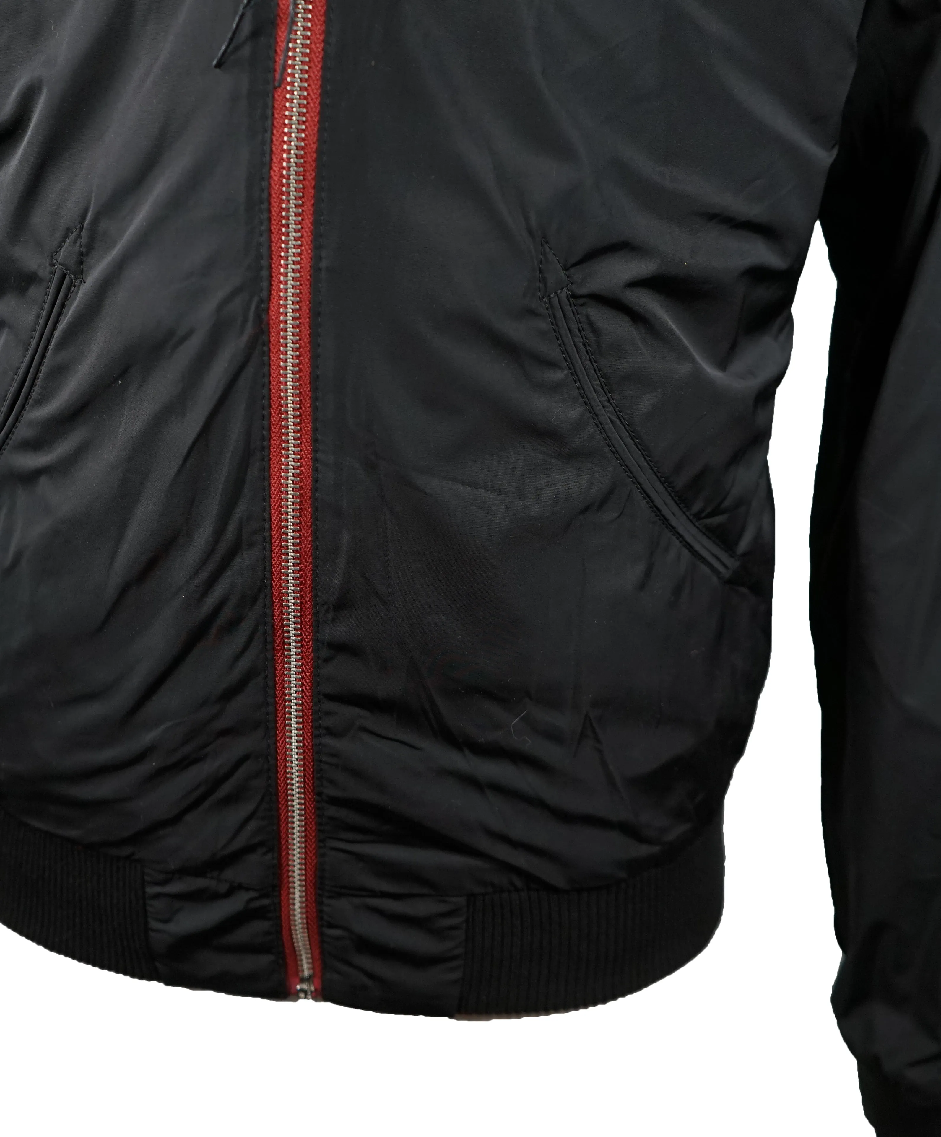 DIESEL - “J-Flam” Reversible Satin Bomber Jacket- L