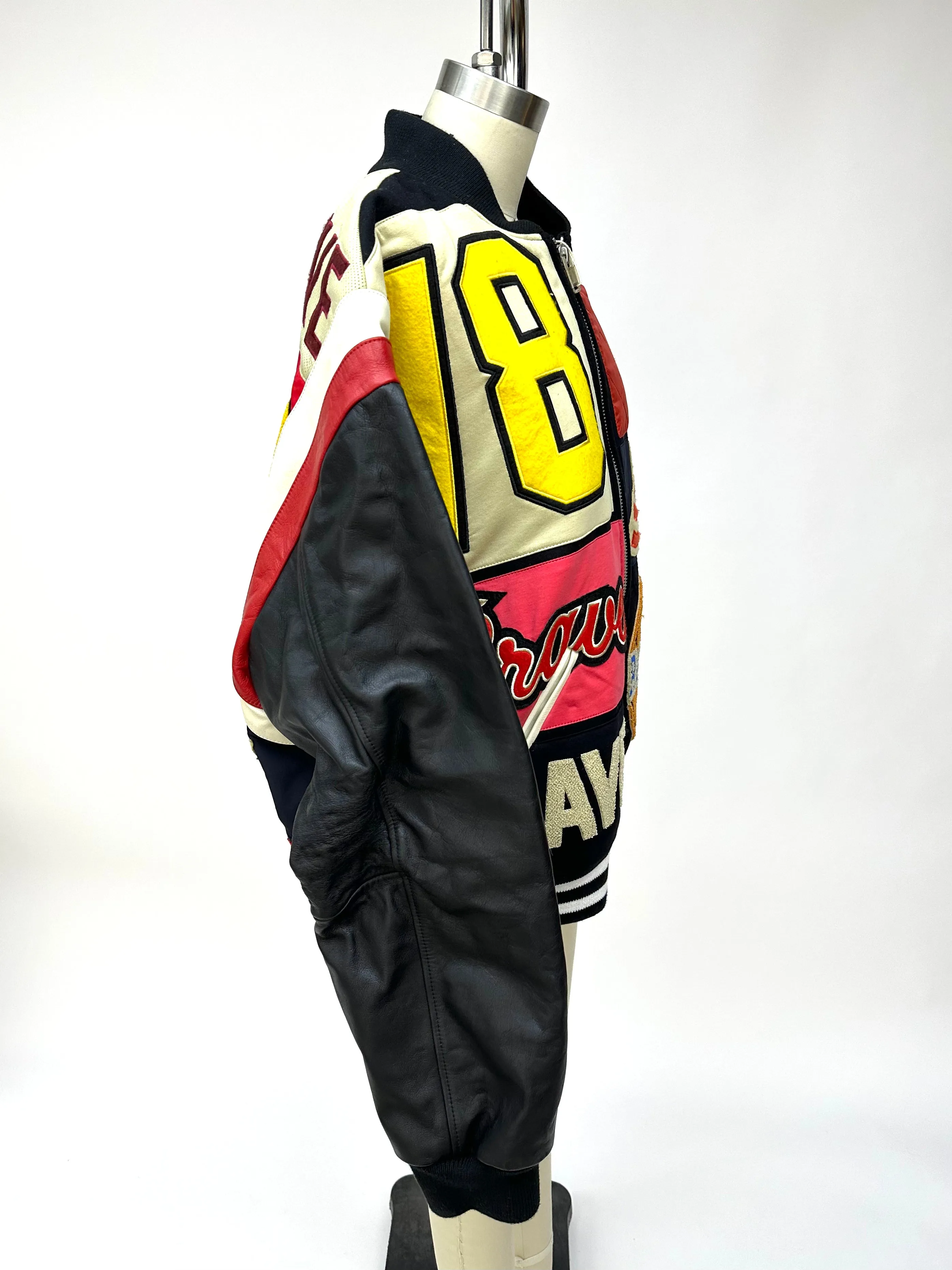 Diesel Keir Varsity Leather Bomber