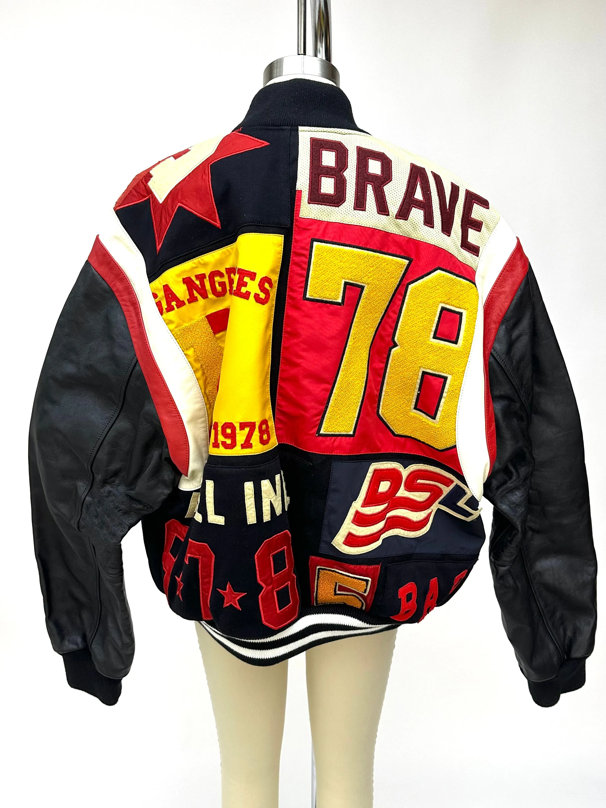 Diesel Keir Varsity Leather Bomber