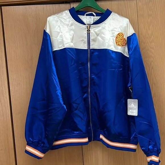 DISNEY Mickey Mouse SUNSET Varsity Bomber Womens Jacket NWT (Size 3x)