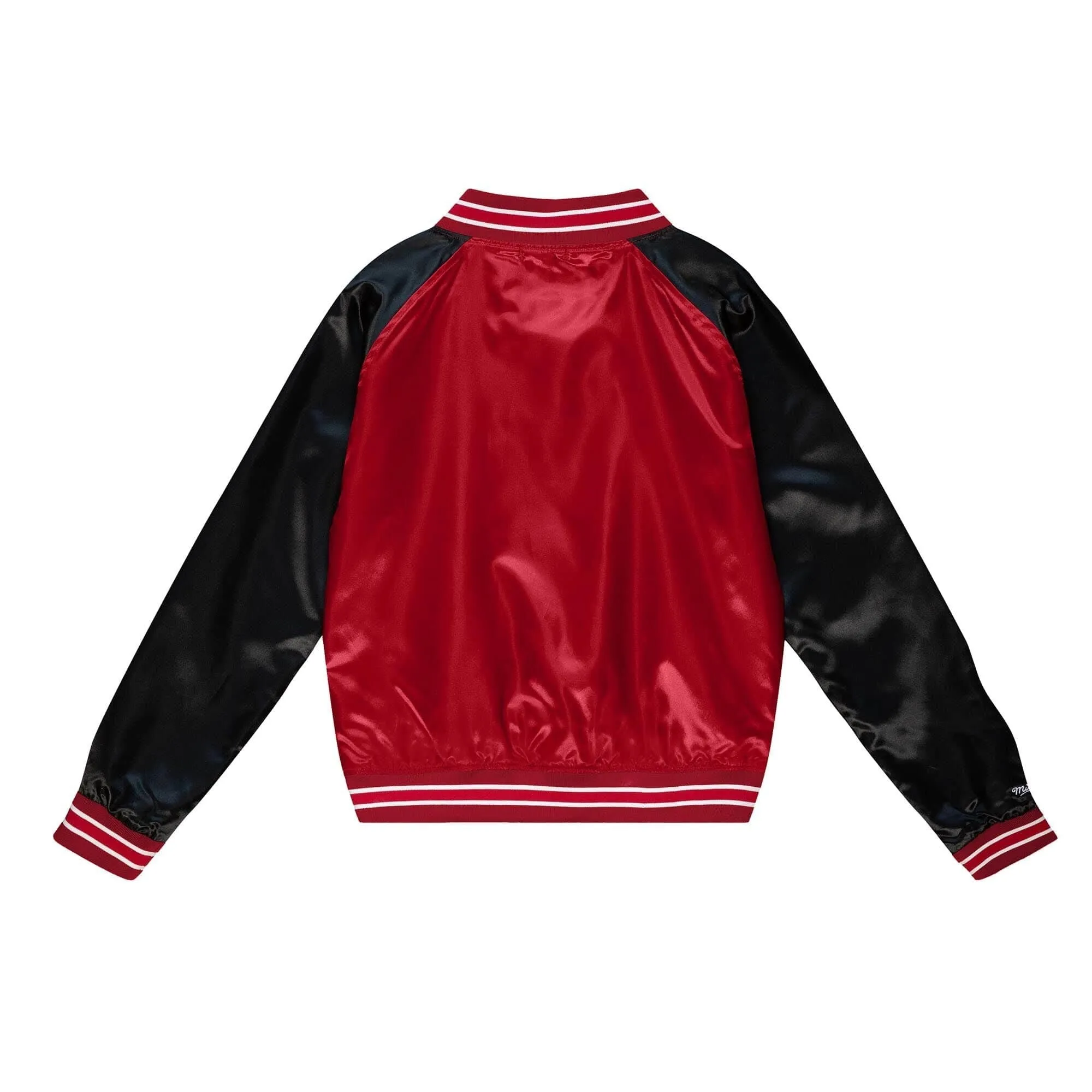 Dámska bunda Bomber Mitchell & Ness NBA Satin Jacket 2.0 Chicago Bulls červená