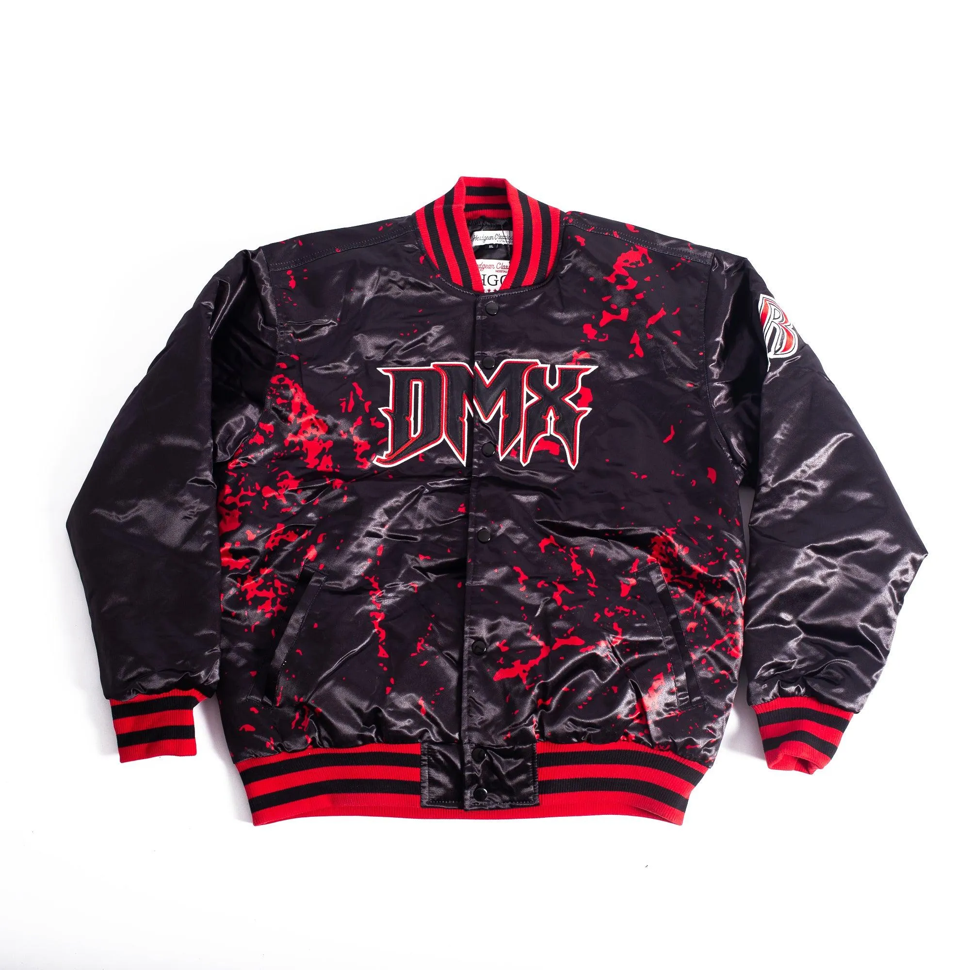 DMX FADE SATIN JACKET (BLACK)