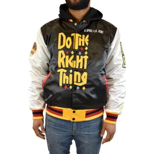 DO THE RIGHT THING SATIN JACKET