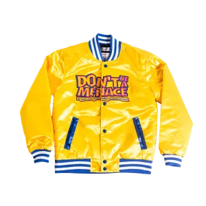 DONT BE A MENCACE SATIN JACKET YELLOW