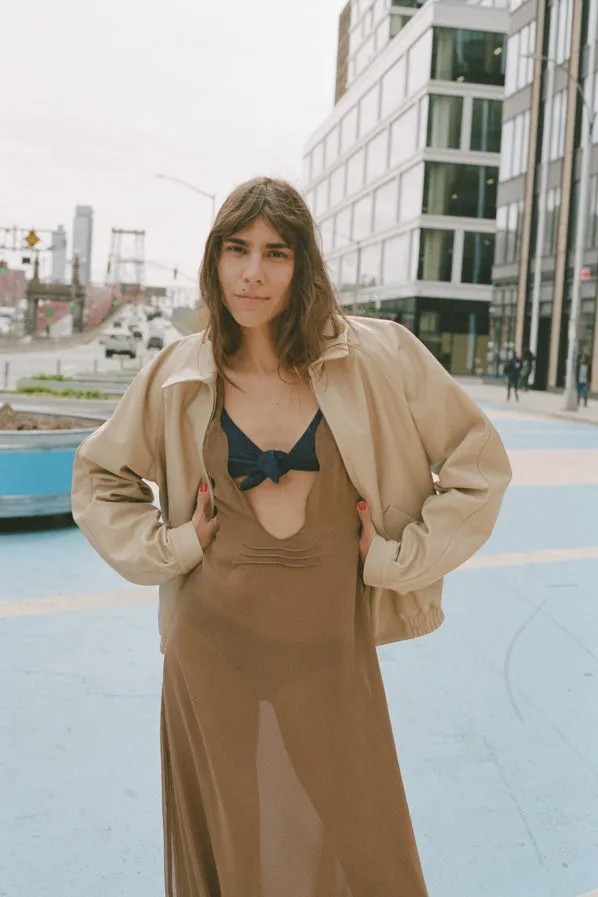 DUCCIO JACKET, SADDLE