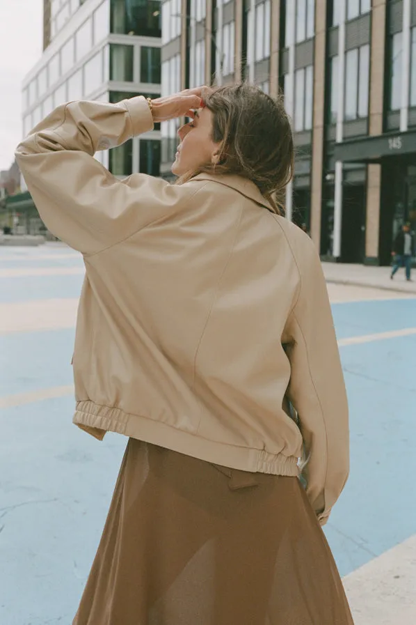 DUCCIO JACKET, SADDLE