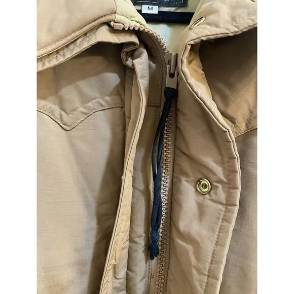 Eddie Bauer‎ Puffer Down Coat Women's Medium Tan