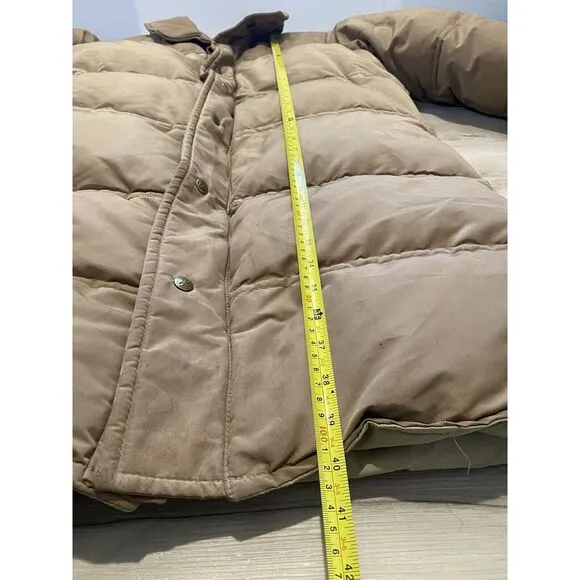 Eddie Bauer‎ Puffer Down Coat Women's Medium Tan