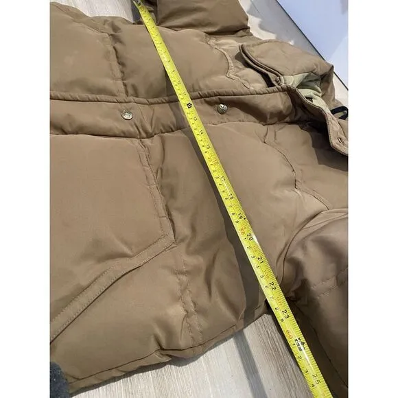 Eddie Bauer‎ Puffer Down Coat Women's Medium Tan