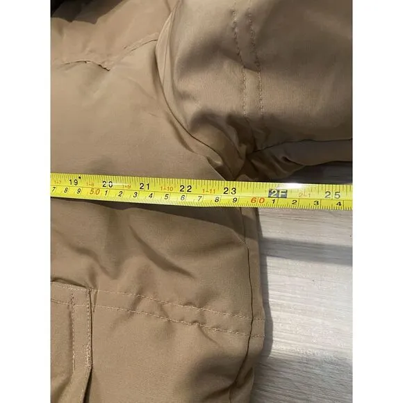 Eddie Bauer‎ Puffer Down Coat Women's Medium Tan